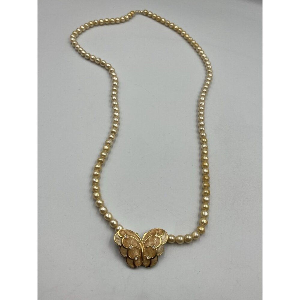 Vintage Kenneth Jay Lane Kjl For Avon Pearl Ename… - image 5